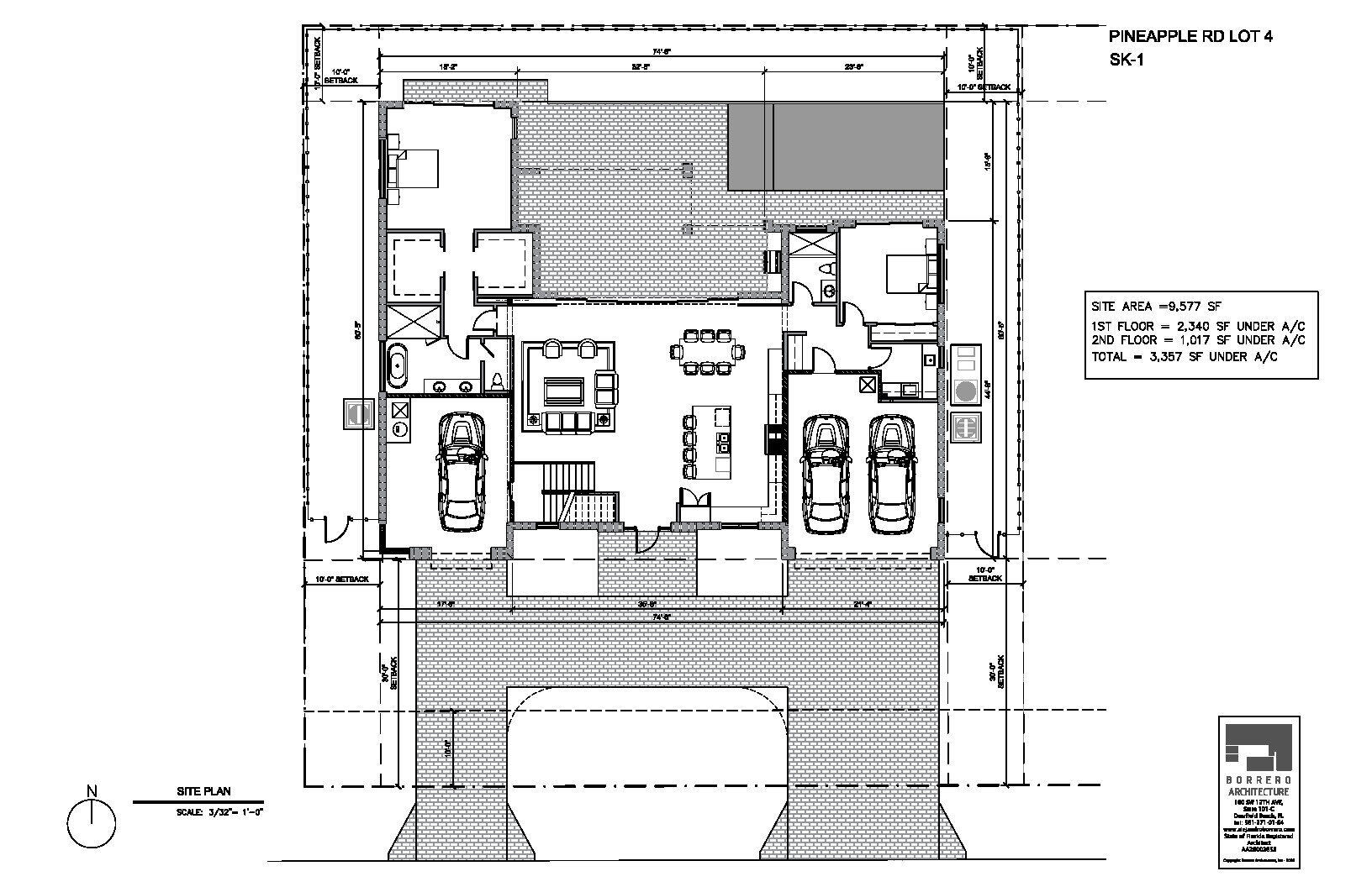 140 Pineapple Road Delray Beach, FL 33444 - Photo 35 of 35 Site Plan