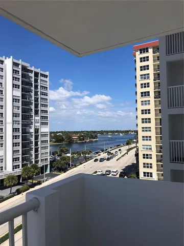a view of balcony with city view