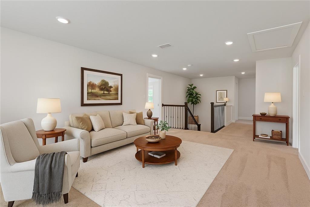 107 Abigail Drive Mars, PA 16046 - Photo 23 of 50 a living room with furniture and a lamp