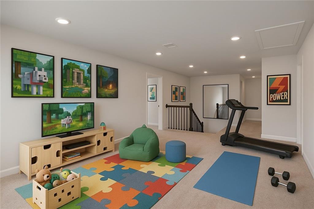 107 Abigail Drive Mars, PA 16046 - Photo 24 of 50 a living room with furniture and a flat screen tv