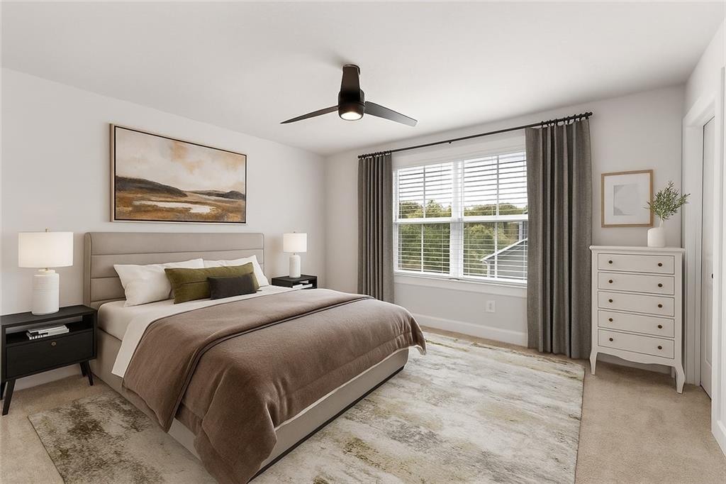 107 Abigail Drive Mars, PA 16046 - Photo 37 of 50 a bedroom with a large bed and a window