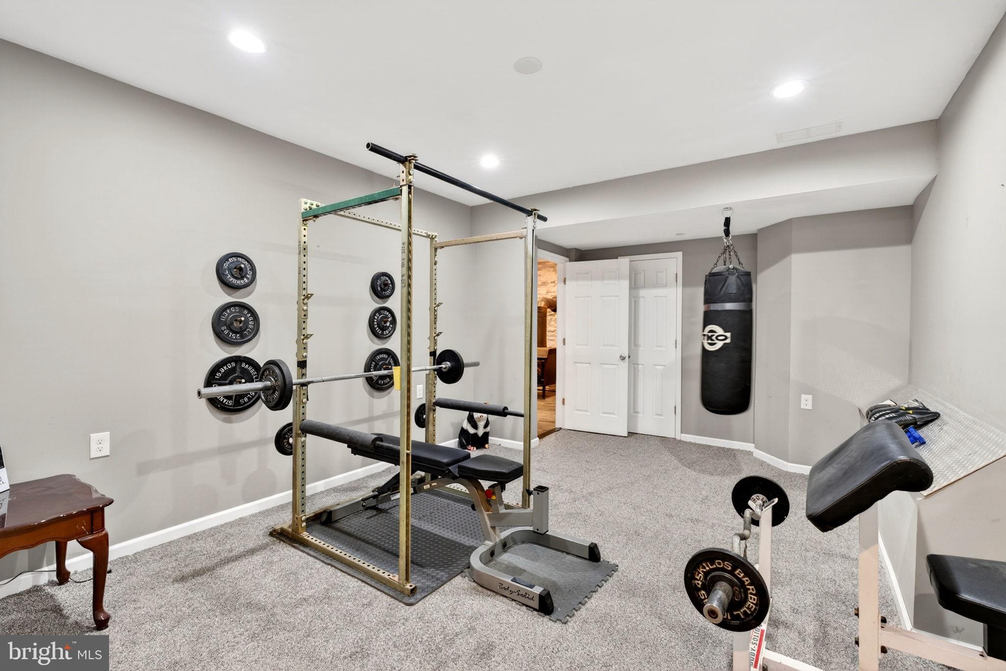 846 Stansbury Road Pylesville, MD 21132 - Photo 60 of 96 Weight room-shared space in lower level