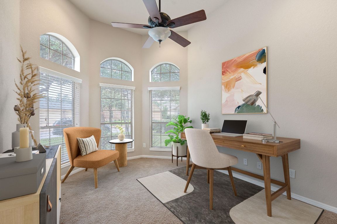 1809 Cross Draw Trail Leander, TX 78641 - Photo 10 of 22 a view of a livingroom with furniture and a window