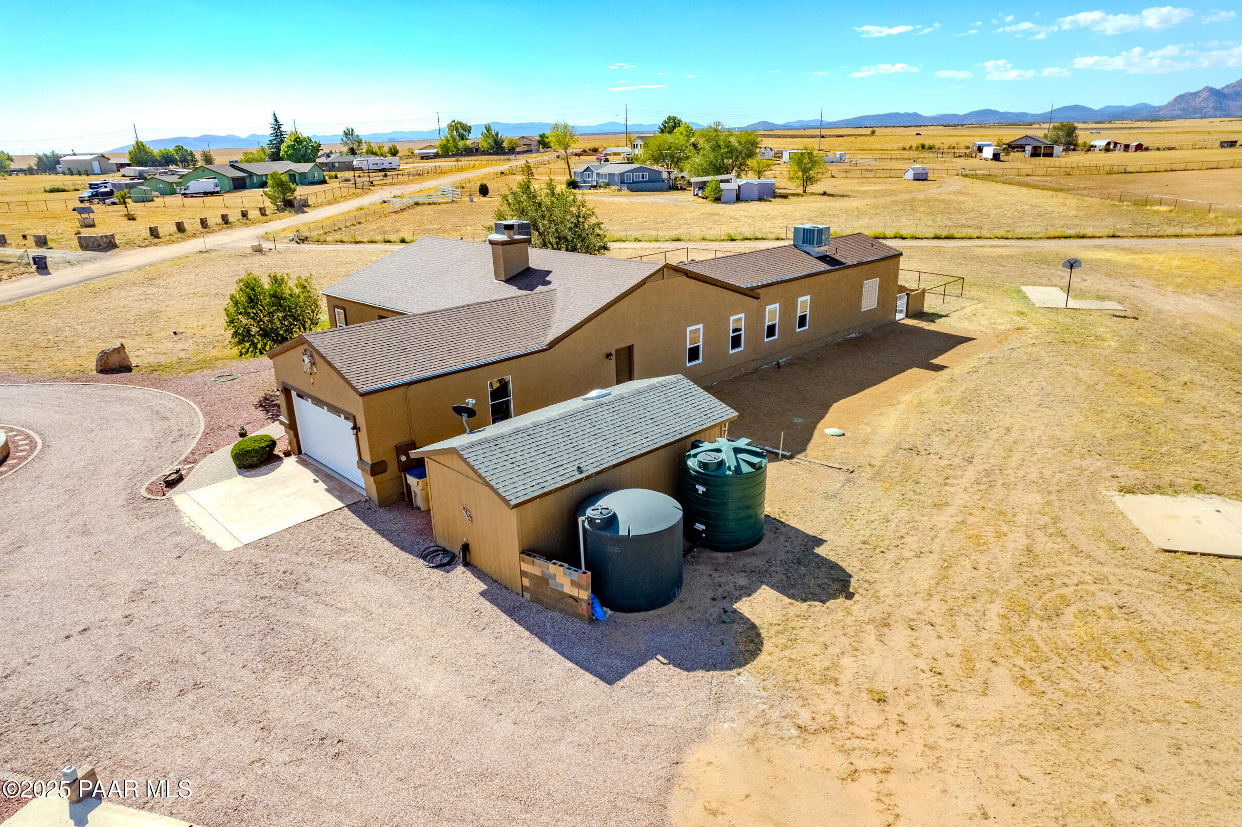 1780 South Yellow Brick Road Chino Valley, AZ 86323 - Photo 40 of 47 an aerial view of residential houses with outdoor space