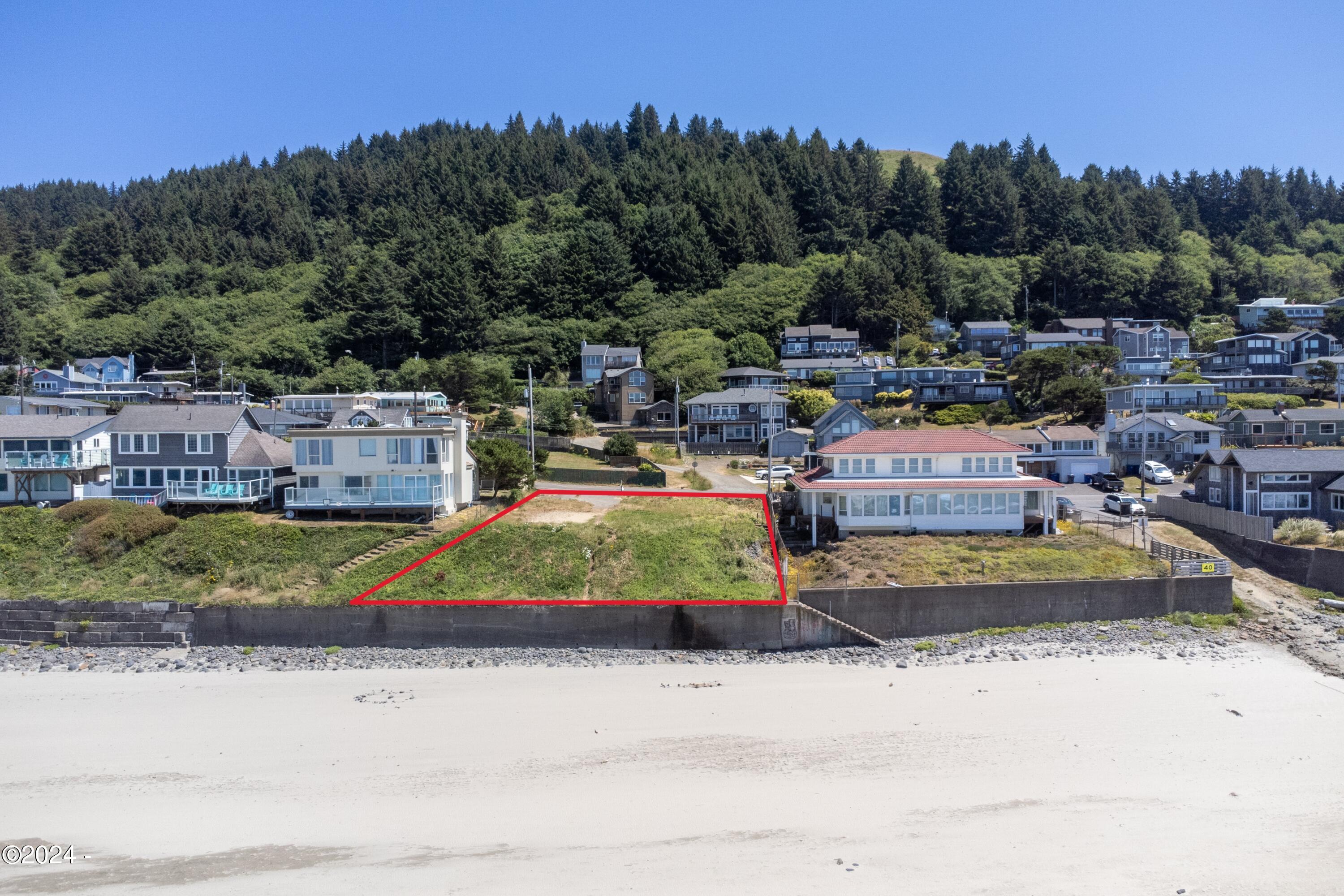 7307 Northwest Logan Road Lincoln City, OR 97367 - Photo 2 of 11 7307 NW Logan Rd (drone)-6 - outline