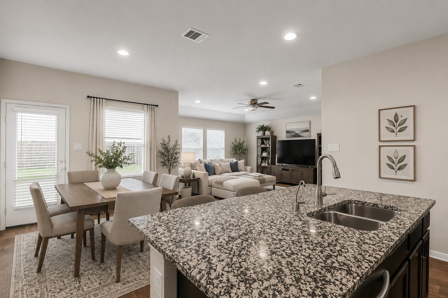 927 Petunia Falls Lane Rosharon, TX 77583 - Photo 5 of 26 Spacious open concept floorpan. Virtually Staged
