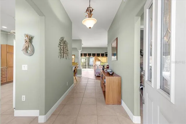 a view of a dining area with furniture