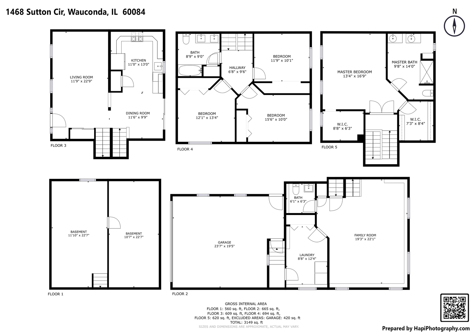 1468 Sutton Circle Wauconda, IL 60084 - Photo 30 of 33 a picture of a room