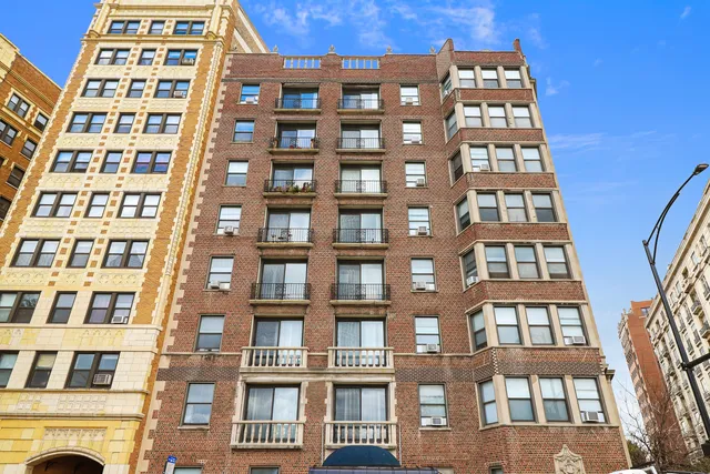 a front view of a building