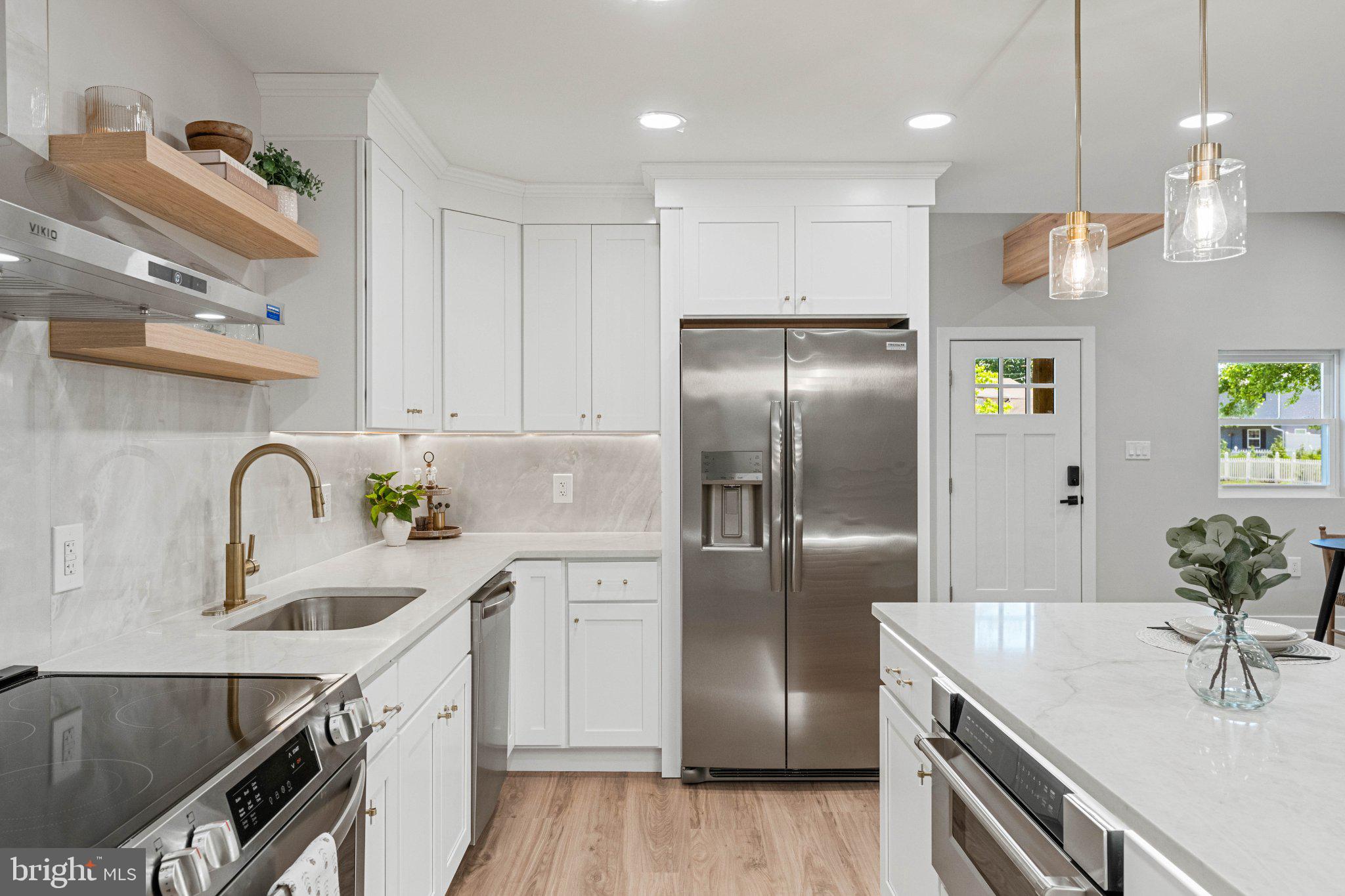 55 Balsam Road Levittown, PA 19057 - Photo 17 of 49 Modern kitchen with sleek finishes.
