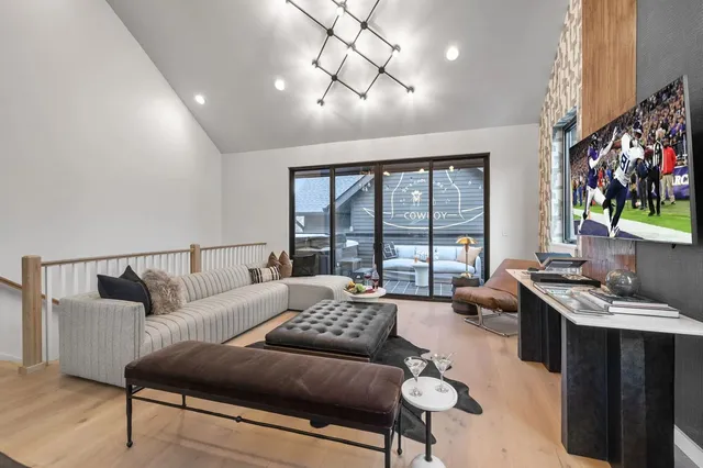 a room with furniture and window