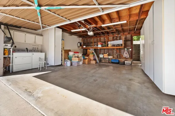a view of storage and utility room