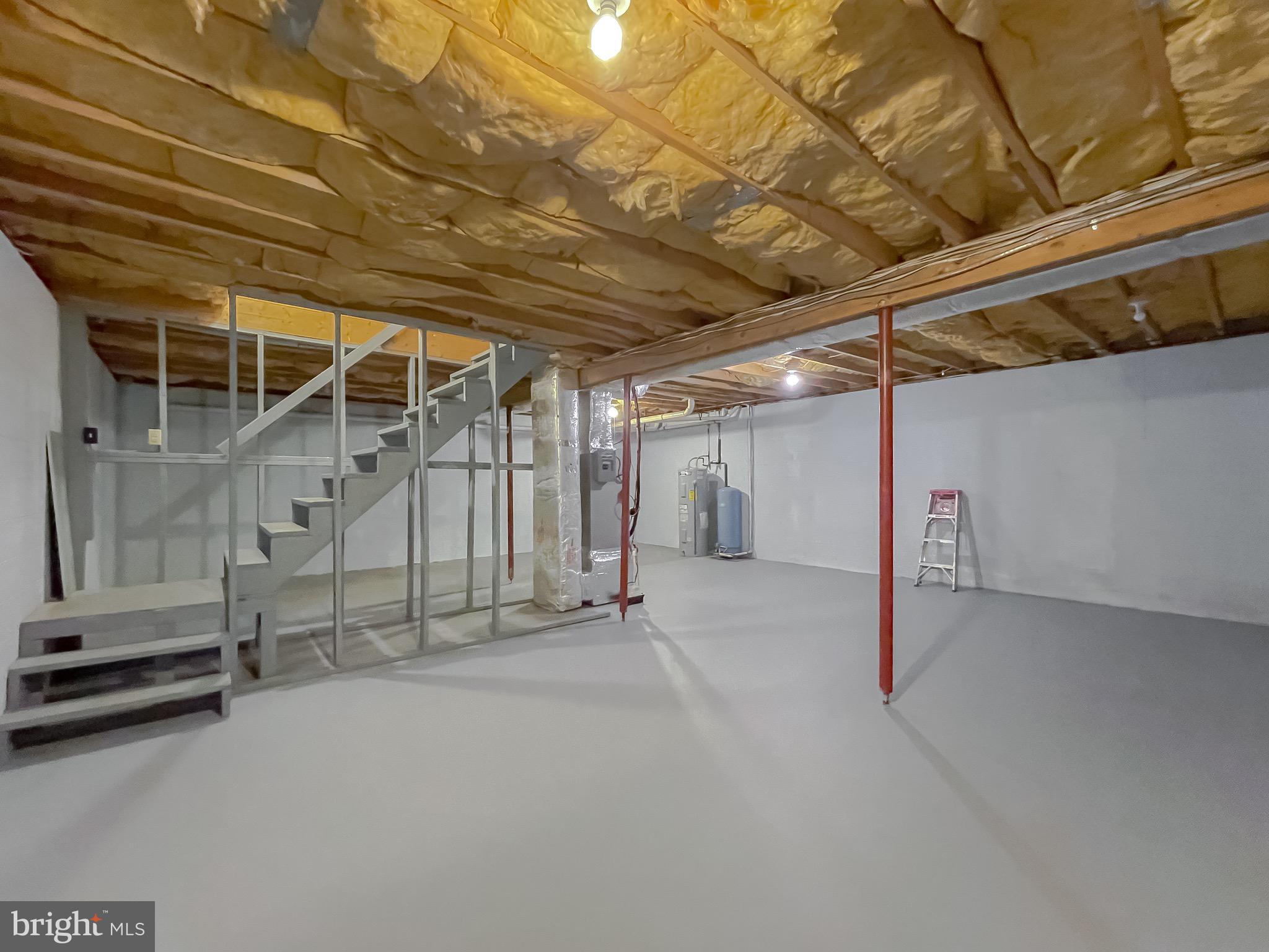 14814 Point Lookout Road St. Inigoes, MD 20684 - Photo 41 of 59 Open unfinished basement