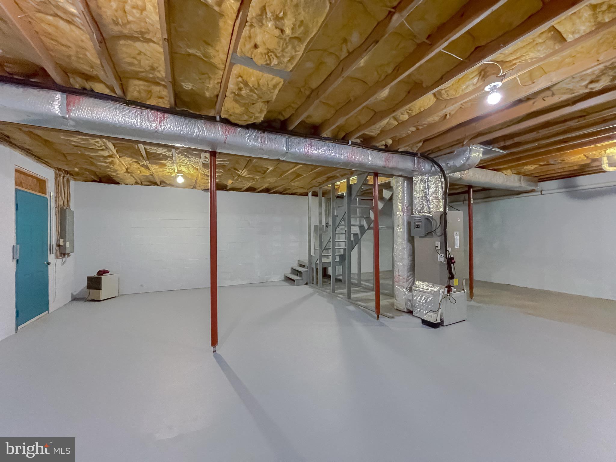 14814 Point Lookout Road St. Inigoes, MD 20684 - Photo 42 of 59 Open unfinished basement