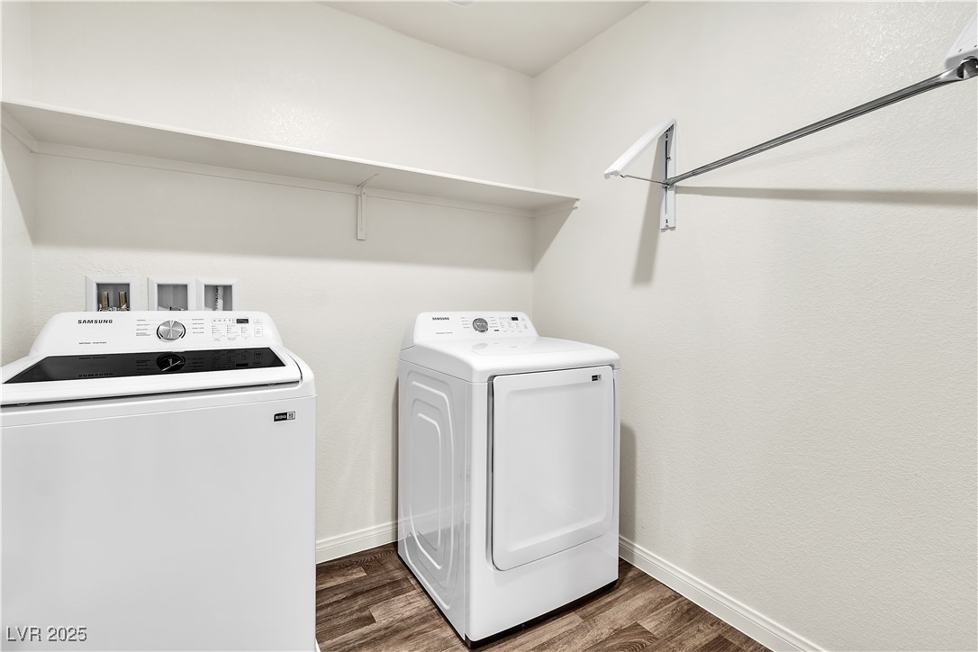 6952 Crescent Gold Street North Las Vegas, NV 89086 - Photo 28 of 58 Laundry room featuring separate washer and dryer,