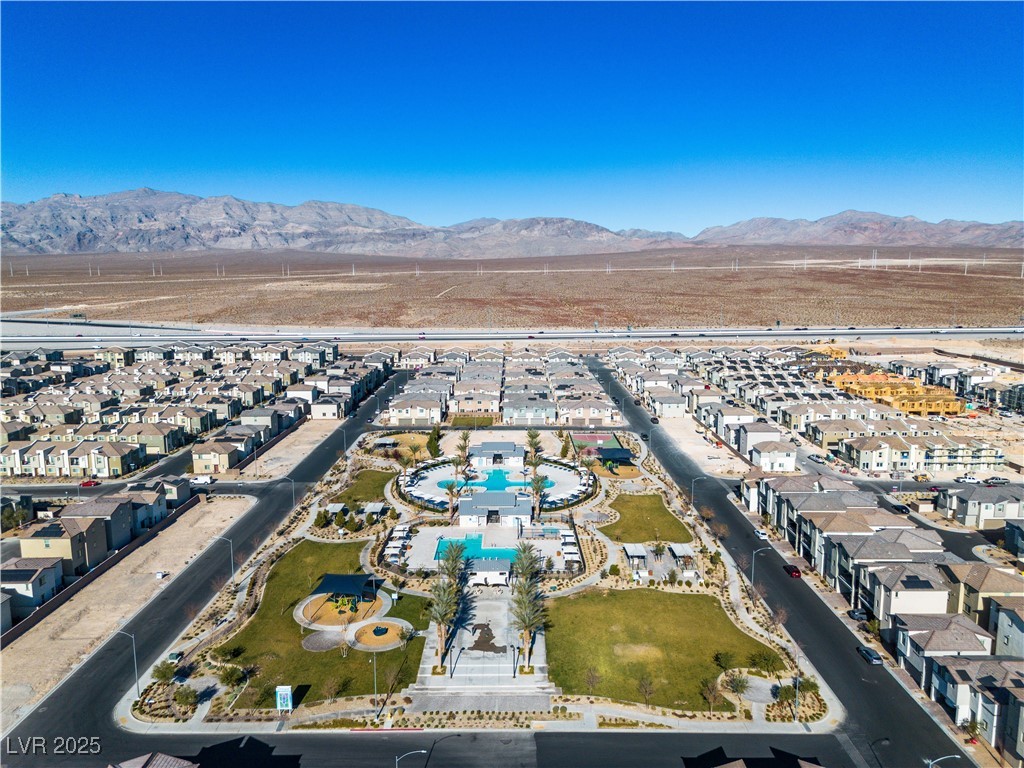 6952 Crescent Gold Street North Las Vegas, NV 89086 - Photo 49 of 58 Aerial view of property and surrounding area with