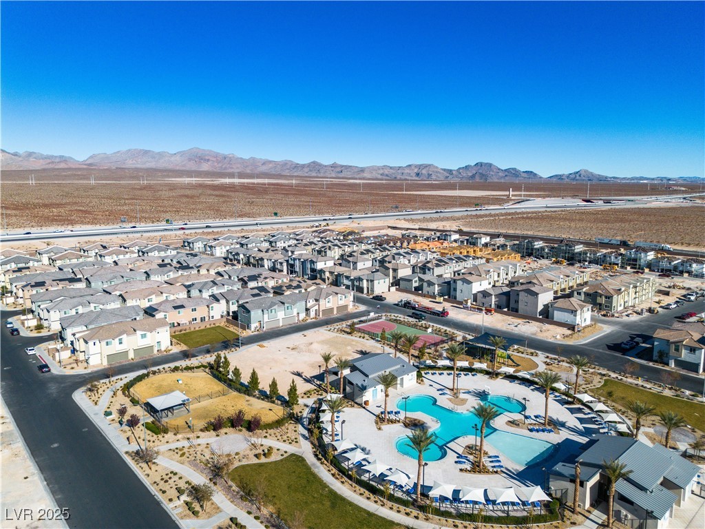 6952 Crescent Gold Street North Las Vegas, NV 89086 - Photo 53 of 58 Aerial view of property and surrounding area with