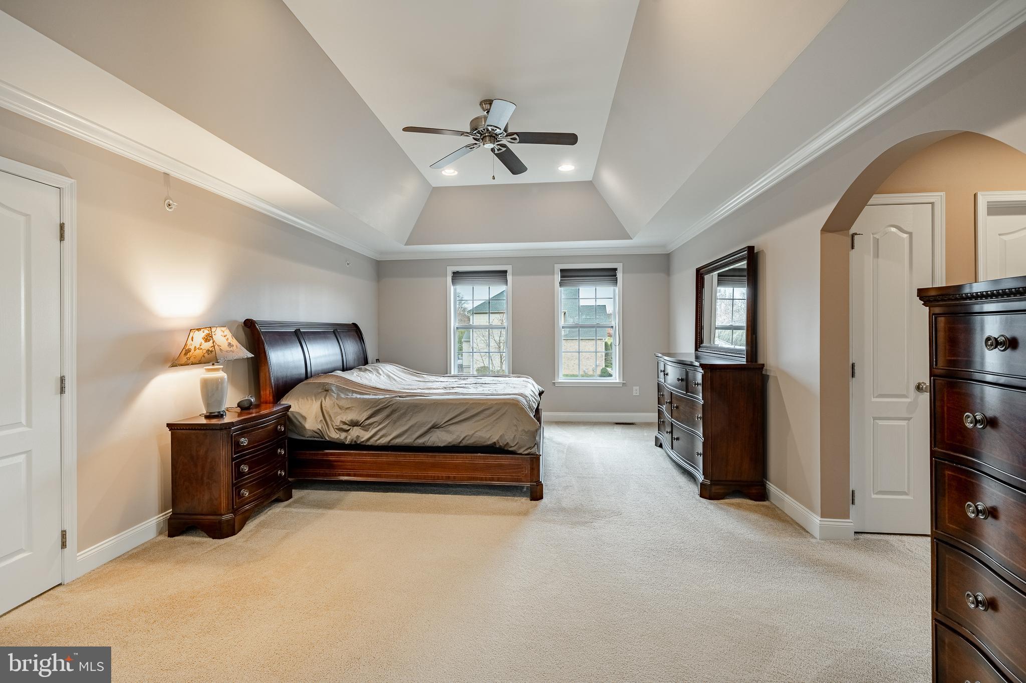 3000 Tyler Way Chalfont, PA 18914 - Photo 25 of 73 a bedroom with a bed closet and a flat tv screen