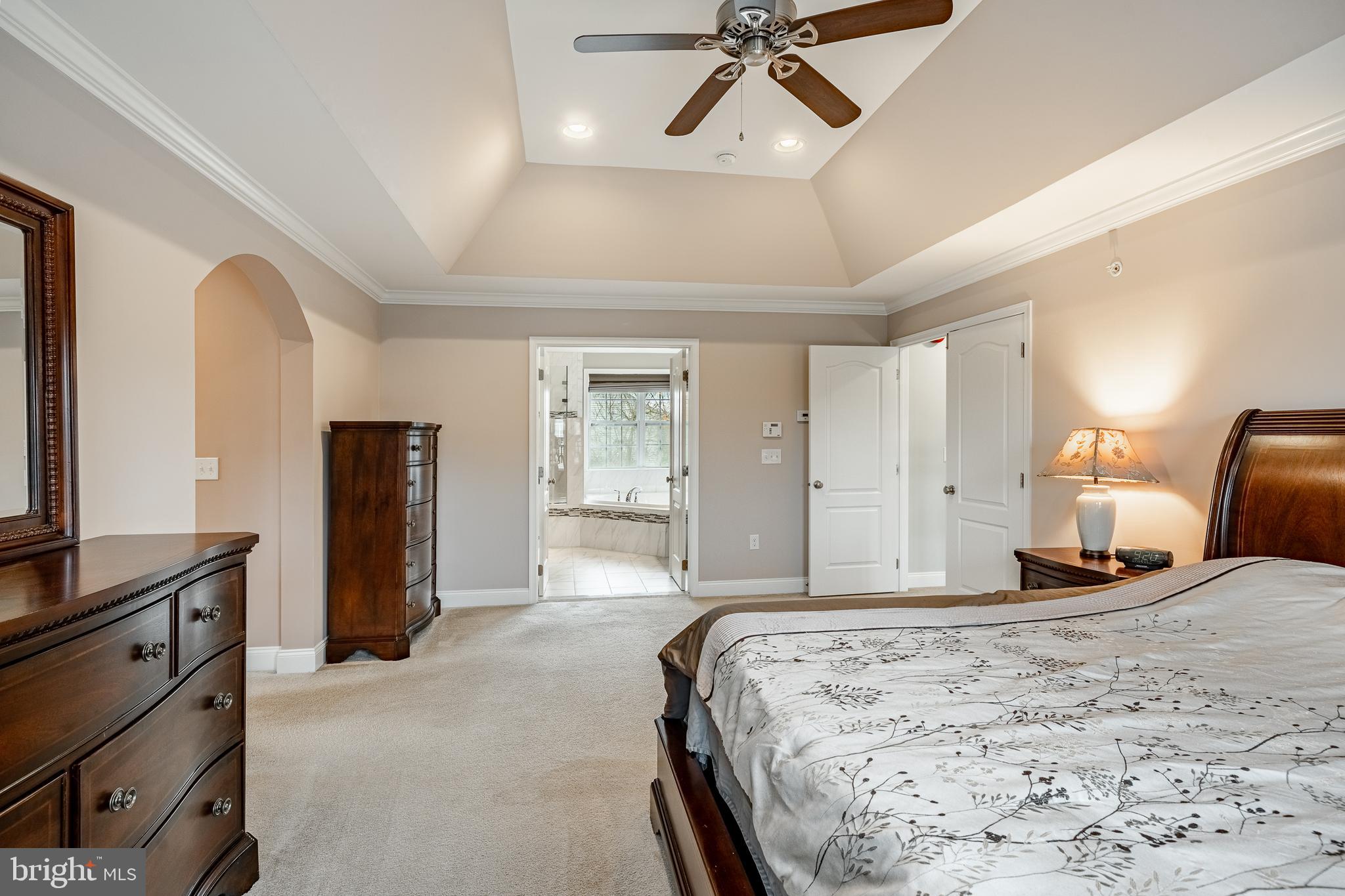 3000 Tyler Way Chalfont, PA 18914 - Photo 27 of 73 a bedroom with a bed a dresser and flat screen tv