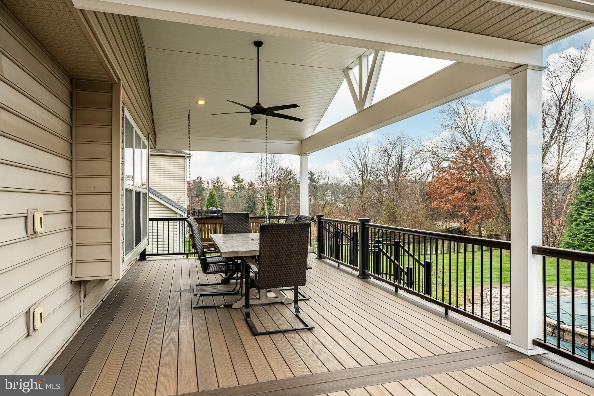 3000 Tyler Way Chalfont, PA 18914 - Photo 46 of 73 a view of a porch with furniture and wooden floor