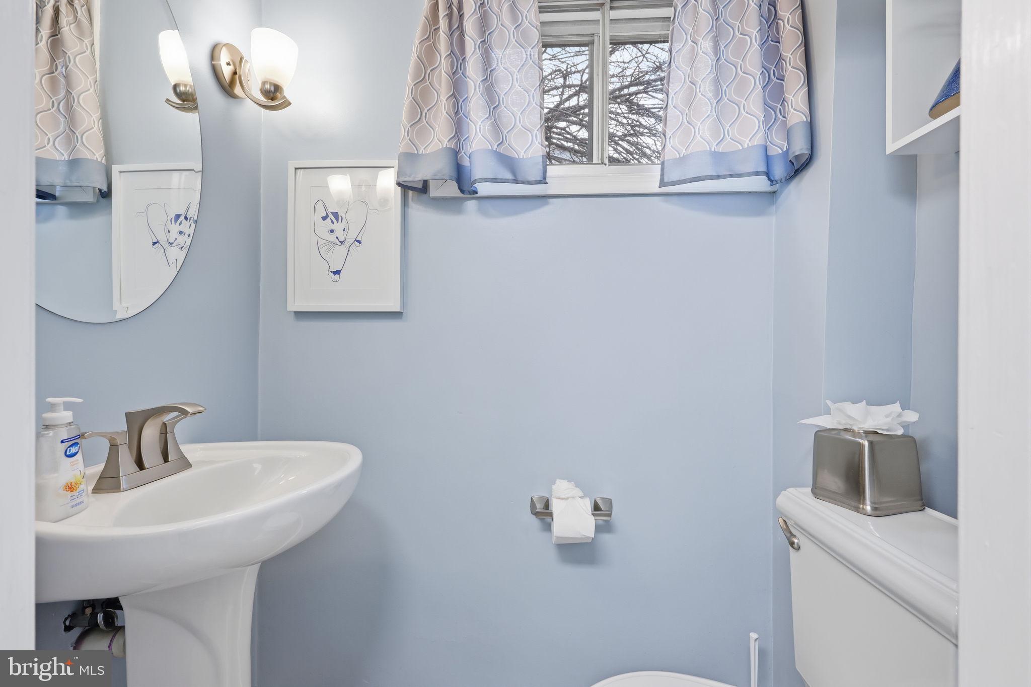 1607 Forrest Avenue Feasterville-Trevose, PA 19053 - Photo 23 of 48 a bathroom with a sink and mirror