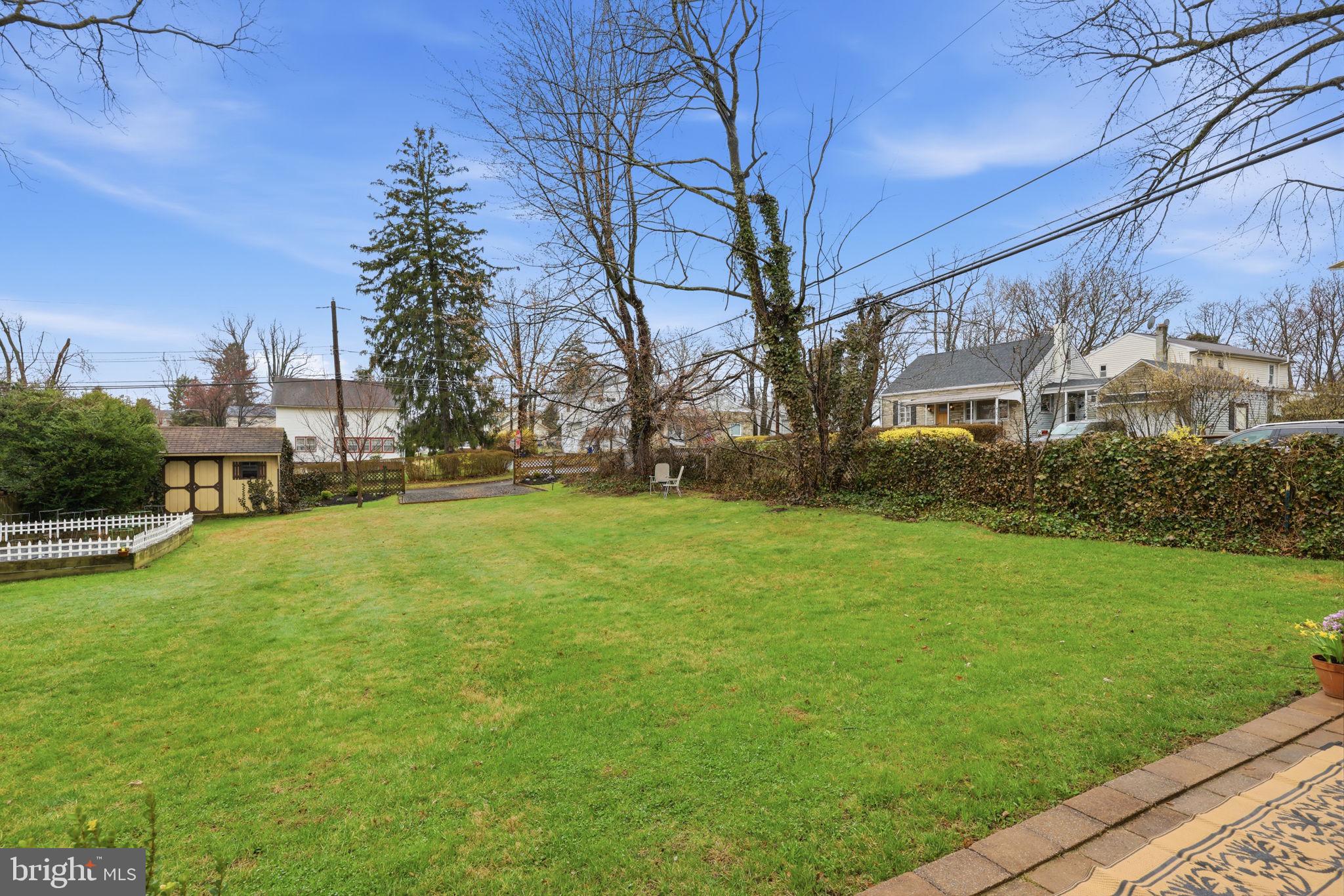 1607 Forrest Avenue Feasterville-Trevose, PA 19053 - Photo 41 of 48 a view of yard with swimming pool and green space