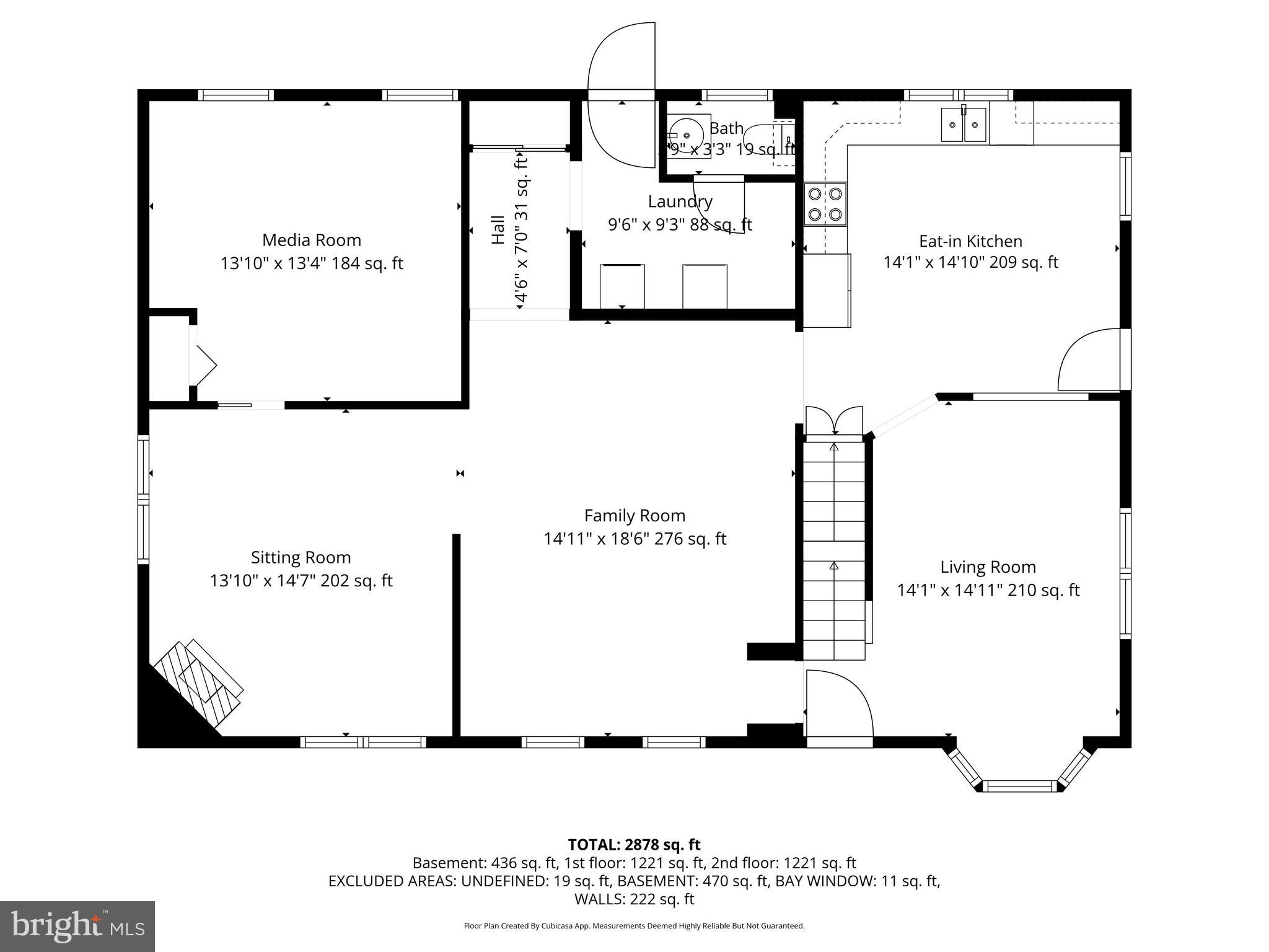 1607 Forrest Avenue Feasterville-Trevose, PA 19053 - Photo 46 of 48 a picture of a floor plan