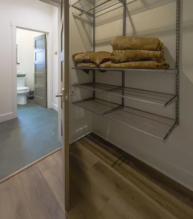a view of water heater room