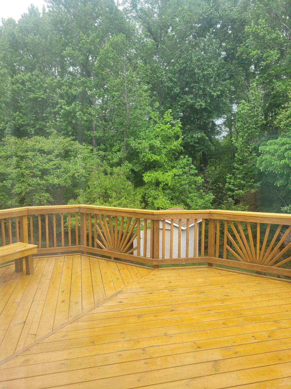1202 Strausberg Street Accokeek, MD 20607 - Photo 12 of 43 Serene deck overlooking back yard area.