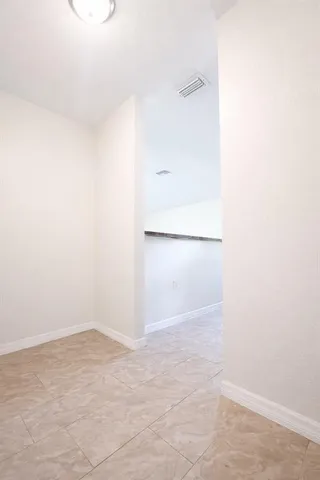 a view of an empty room