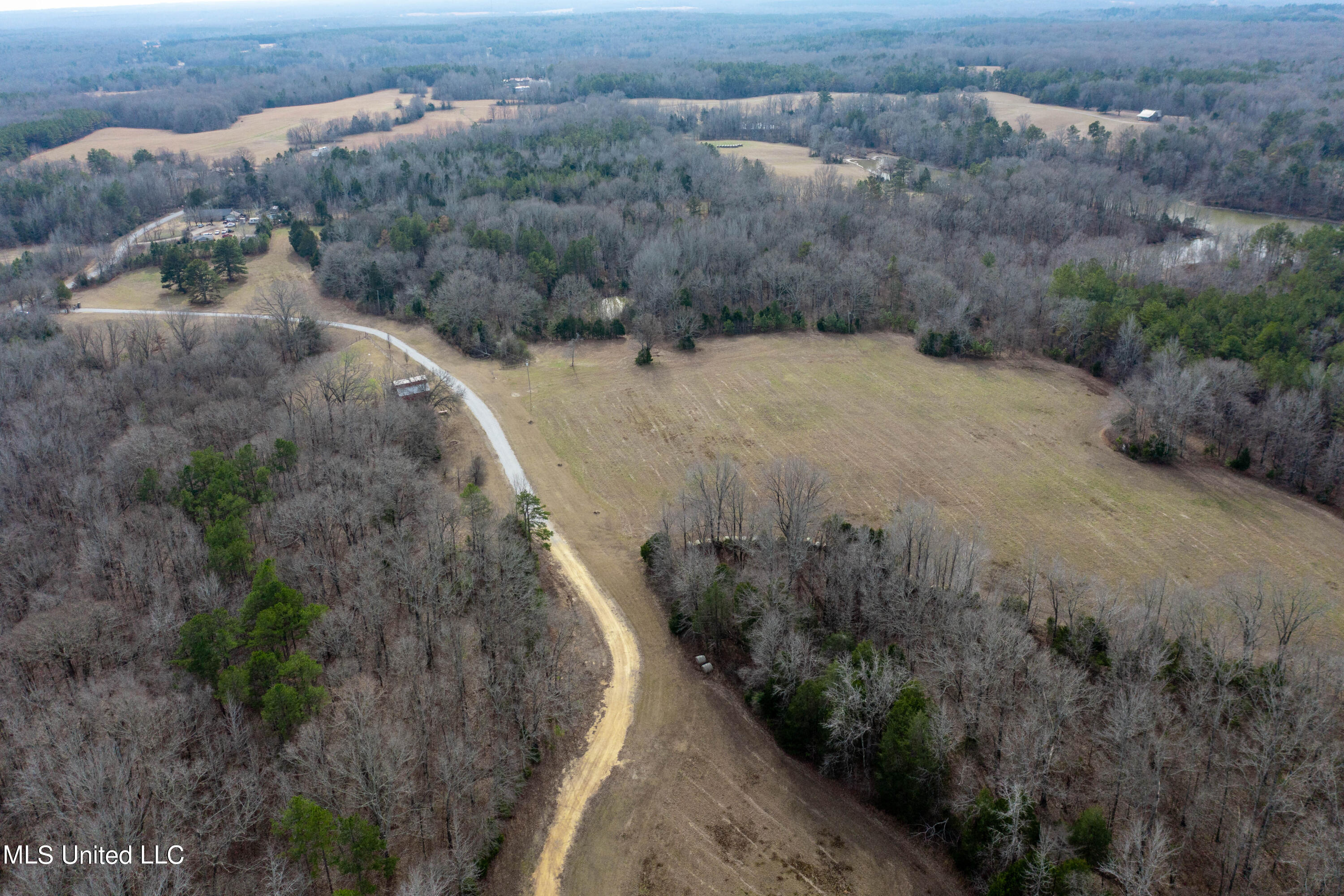 1797 Isom Chapel Road Holly Springs, MS 38635 - Photo 32 of 41 Aerial of Property