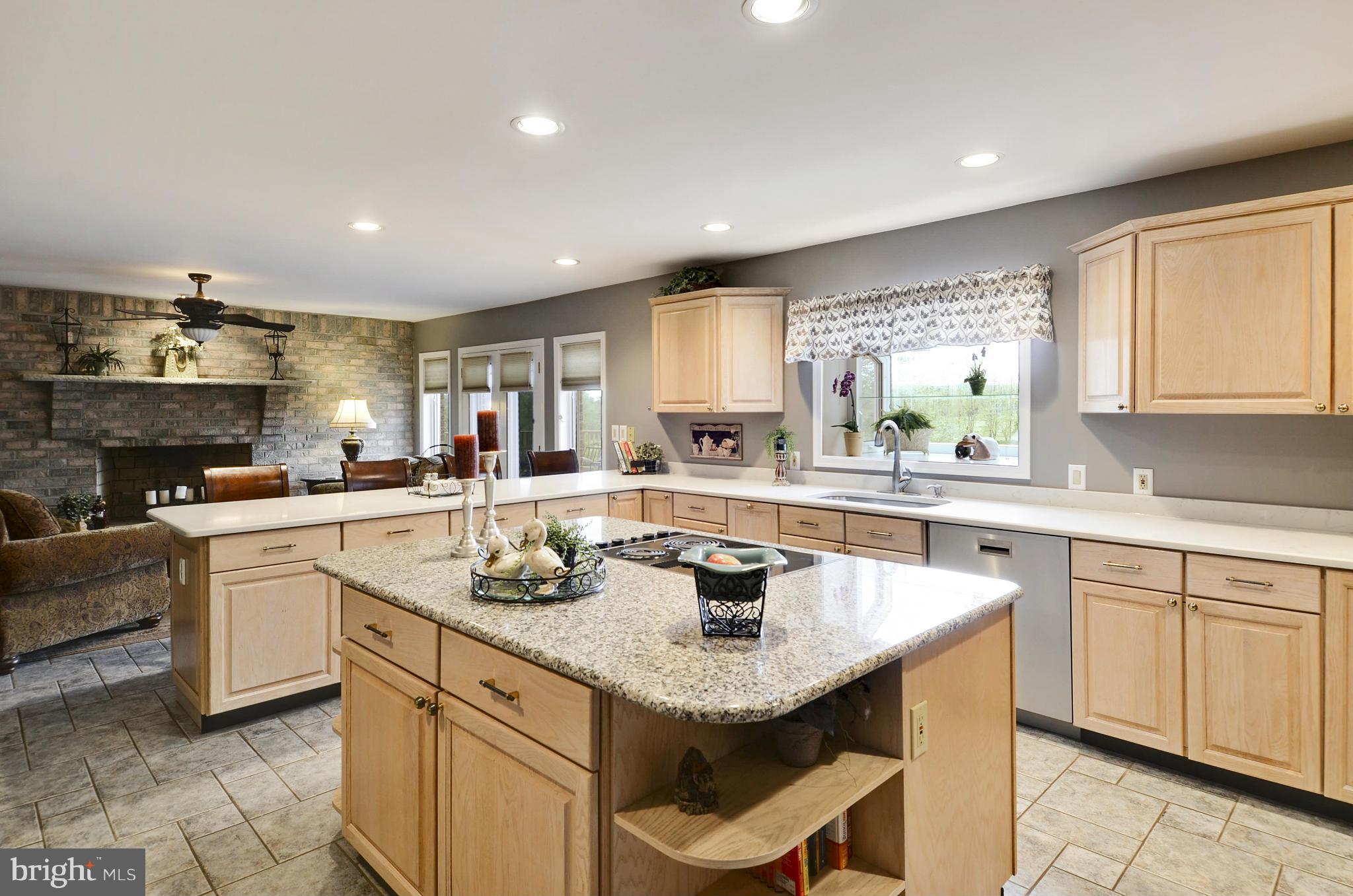 5006 South Renn Court Frederick, MD 21703 - Photo 7 of 30 a kitchen with stainless steel appliances granite countertop a sink a stove and a refrigerator