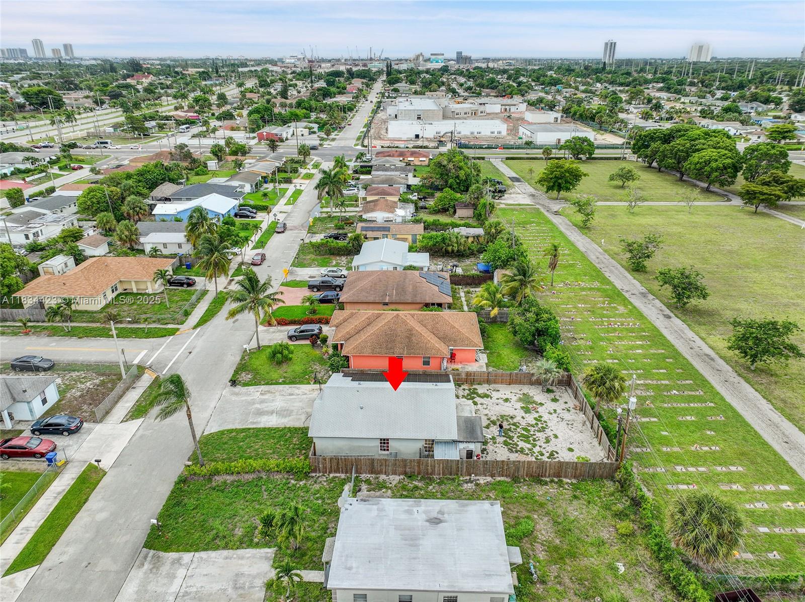 1303 West 6th Street Riviera Beach, FL 33404 - Photo 28 of 33 an aerial view of residential houses with outdoor space and lakeside