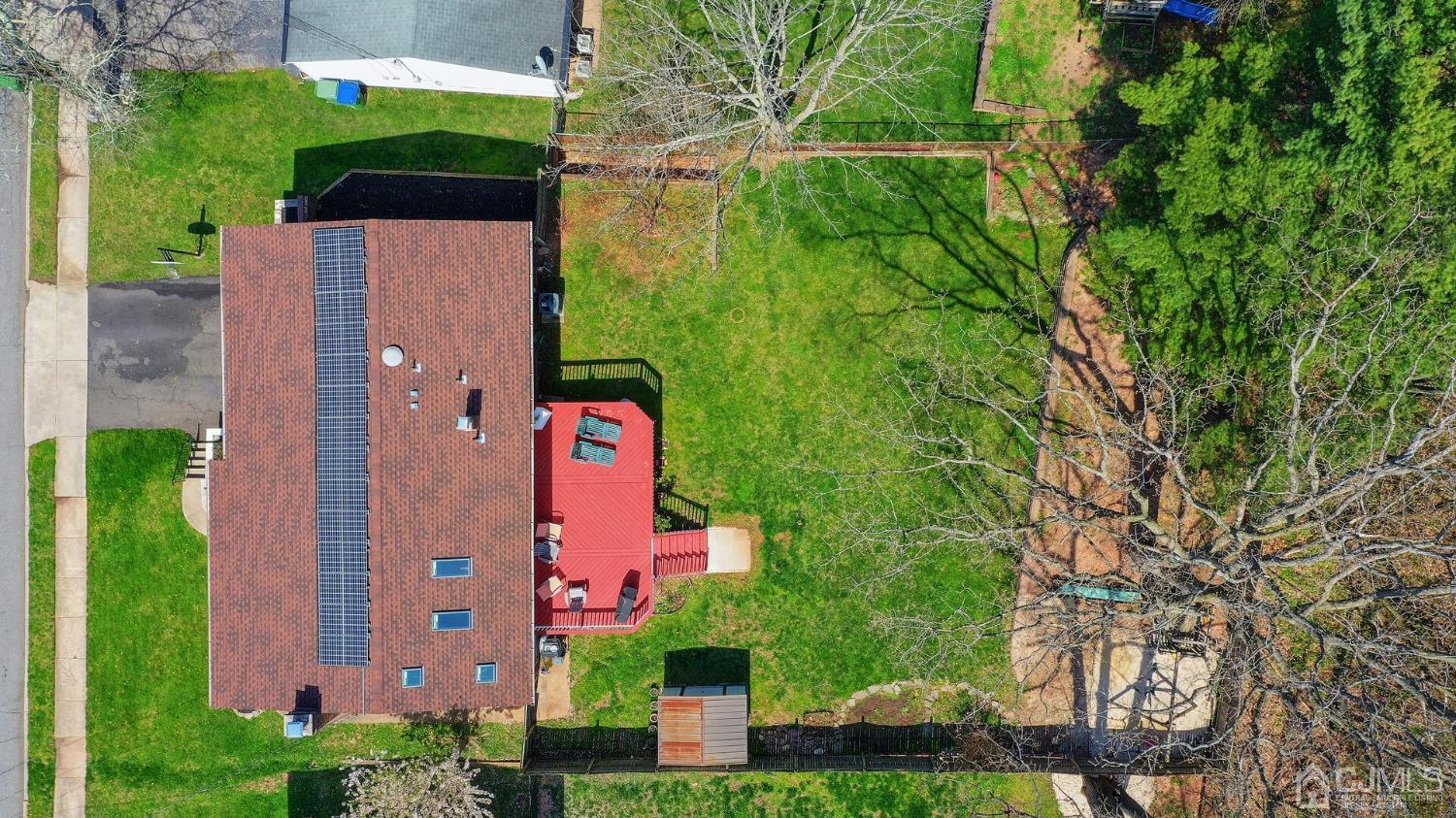 20 Peake Road Edison, NJ 08837 - Photo 34 of 34 an aerial view of a house with a yard and garden