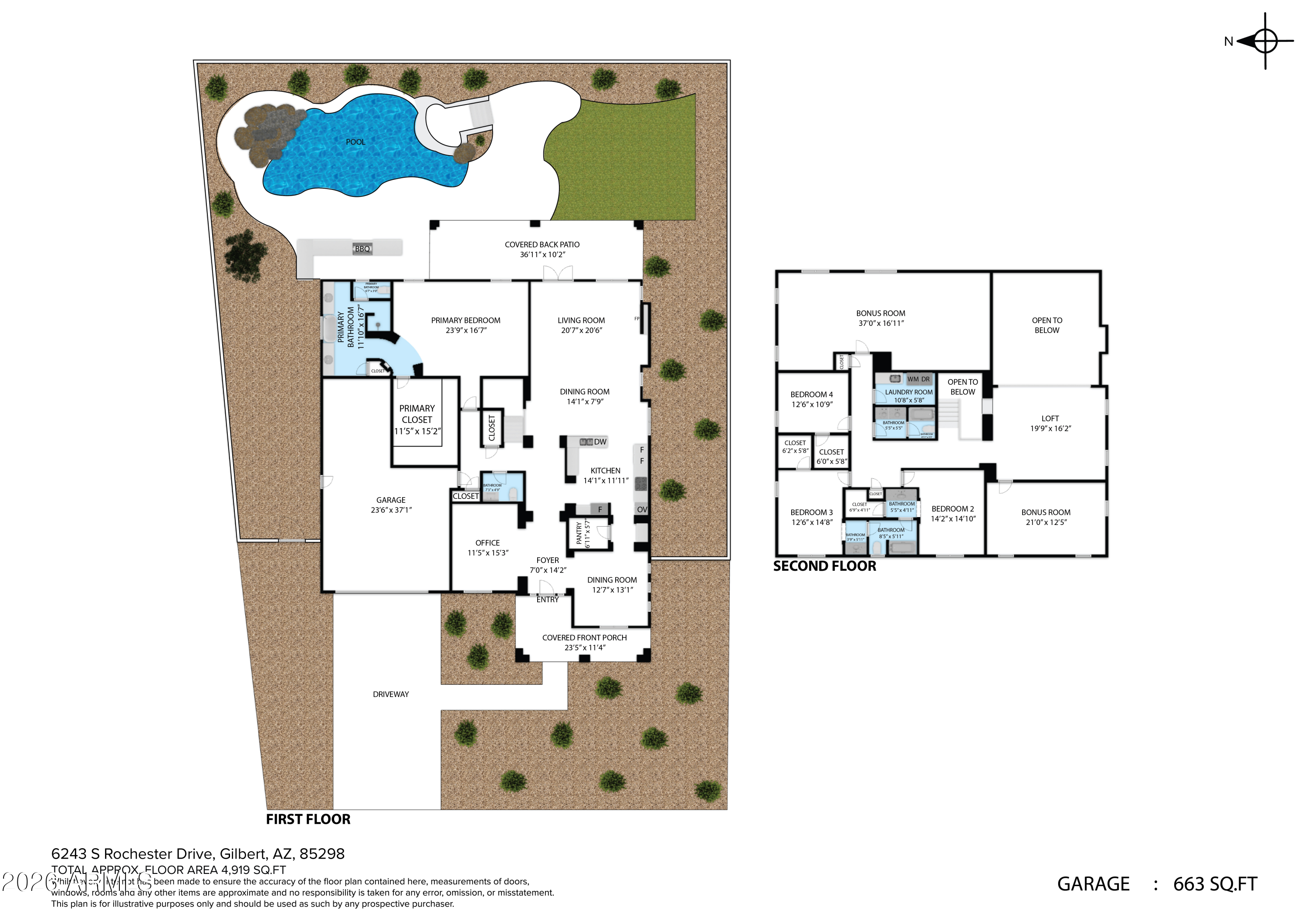 6243 South Rochester Drive Gilbert, AZ 85298 - Photo 54 of 55