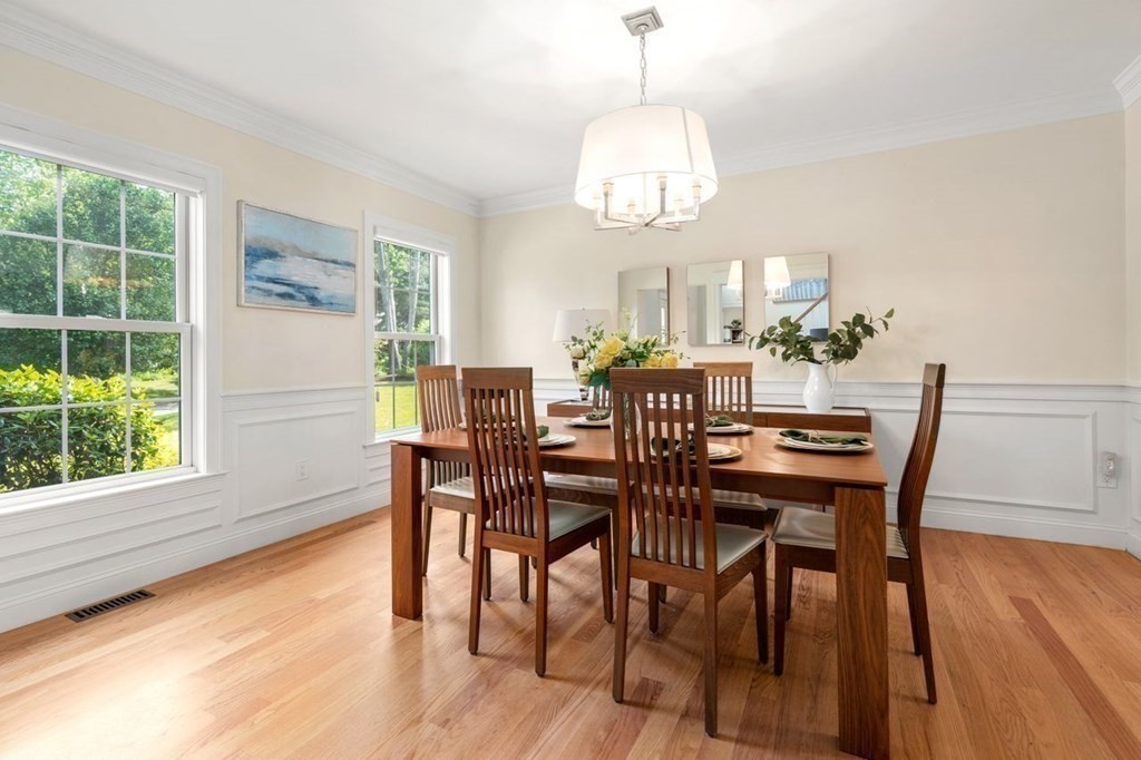 1 Hawes Road Sudbury, MA 01776 - Photo 14 of 38 a view of a dining room with furniture window and wooden floor