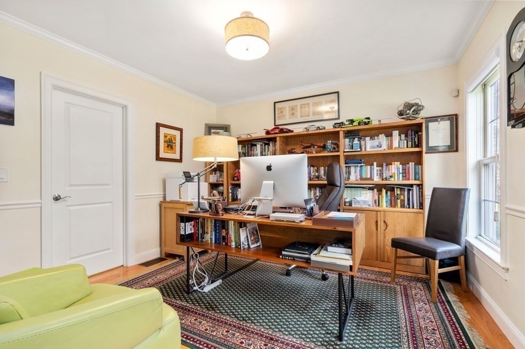 1 Hawes Road Sudbury, MA 01776 - Photo 16 of 38 a view of a workspace with furniture and a workspace