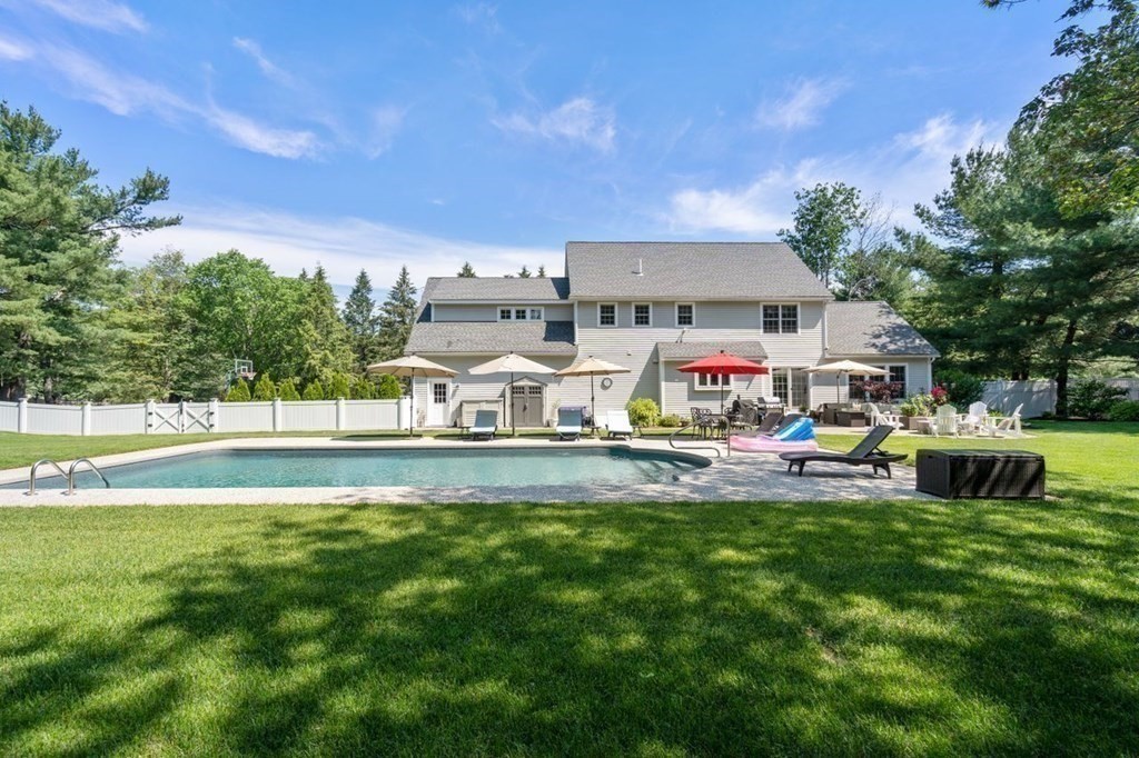 1 Hawes Road Sudbury, MA 01776 - Photo 34 of 38 a house view with a sitting space and garden