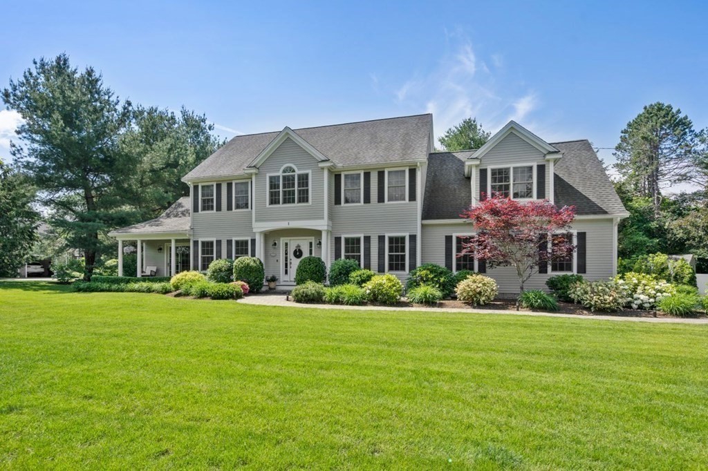 1 Hawes Road Sudbury, MA 01776 - Photo 5 of 38 a front view of house with yard and green space