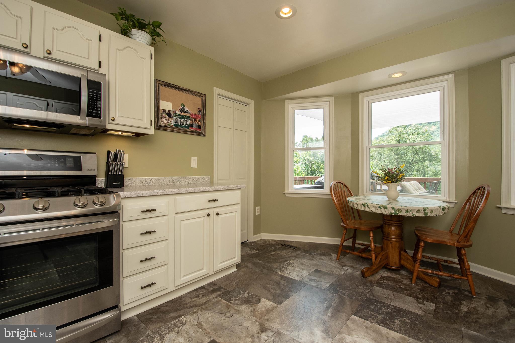 803 Lower Valley Road Strasburg, VA 22657 - Photo 13 of 34 Kitchen with eat in area (and views!)