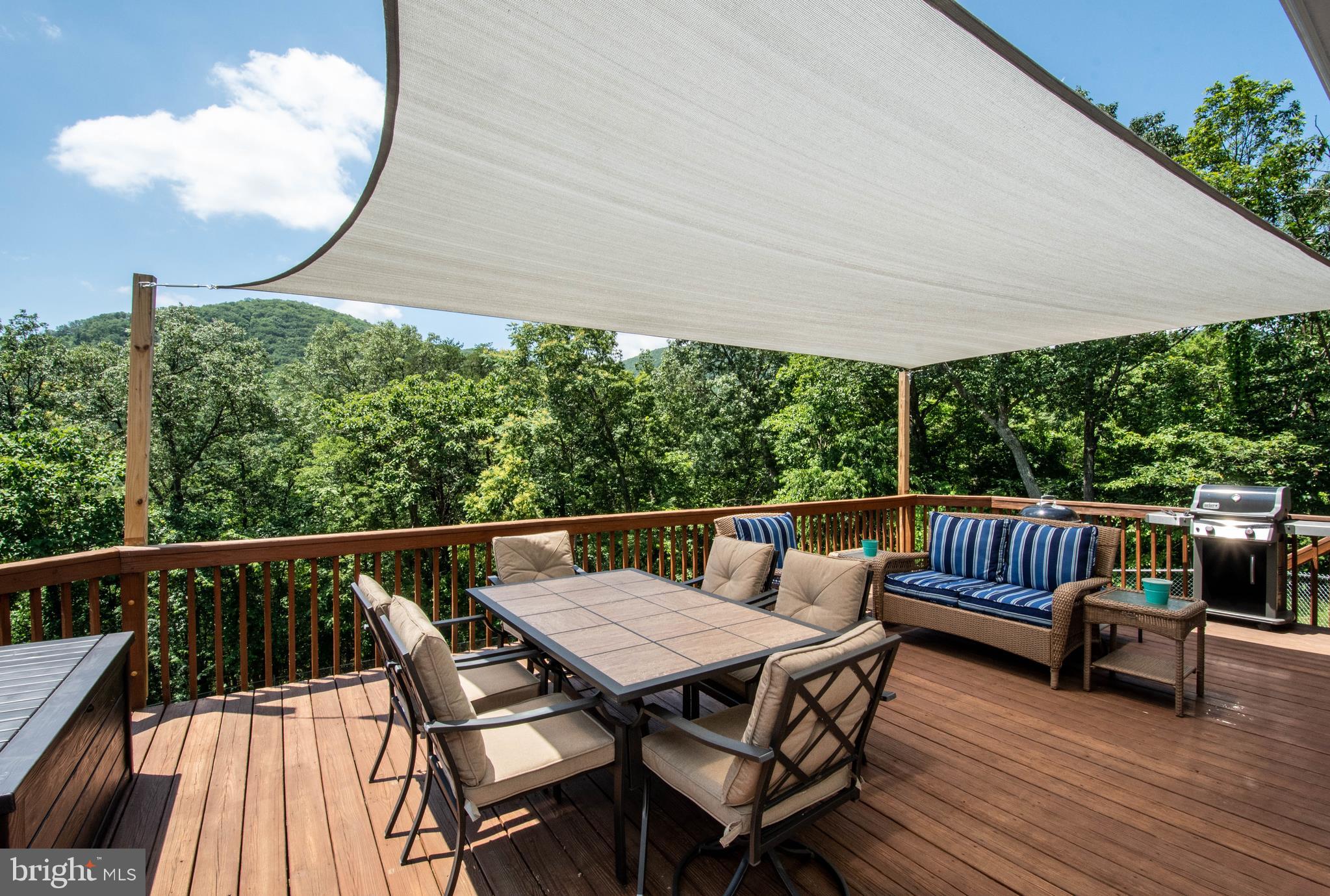 803 Lower Valley Road Strasburg, VA 22657 - Photo 27 of 34 Amazing deck with Sun Sail canopy