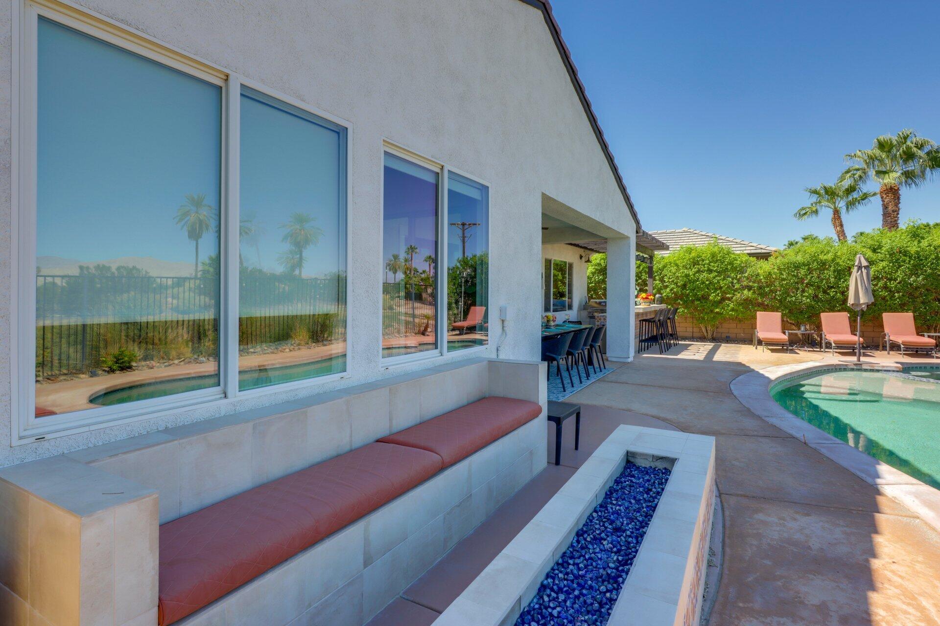 84644 Pavone Way Indio, CA 92203 - Photo 33 of 46 Outdoor Fireplace