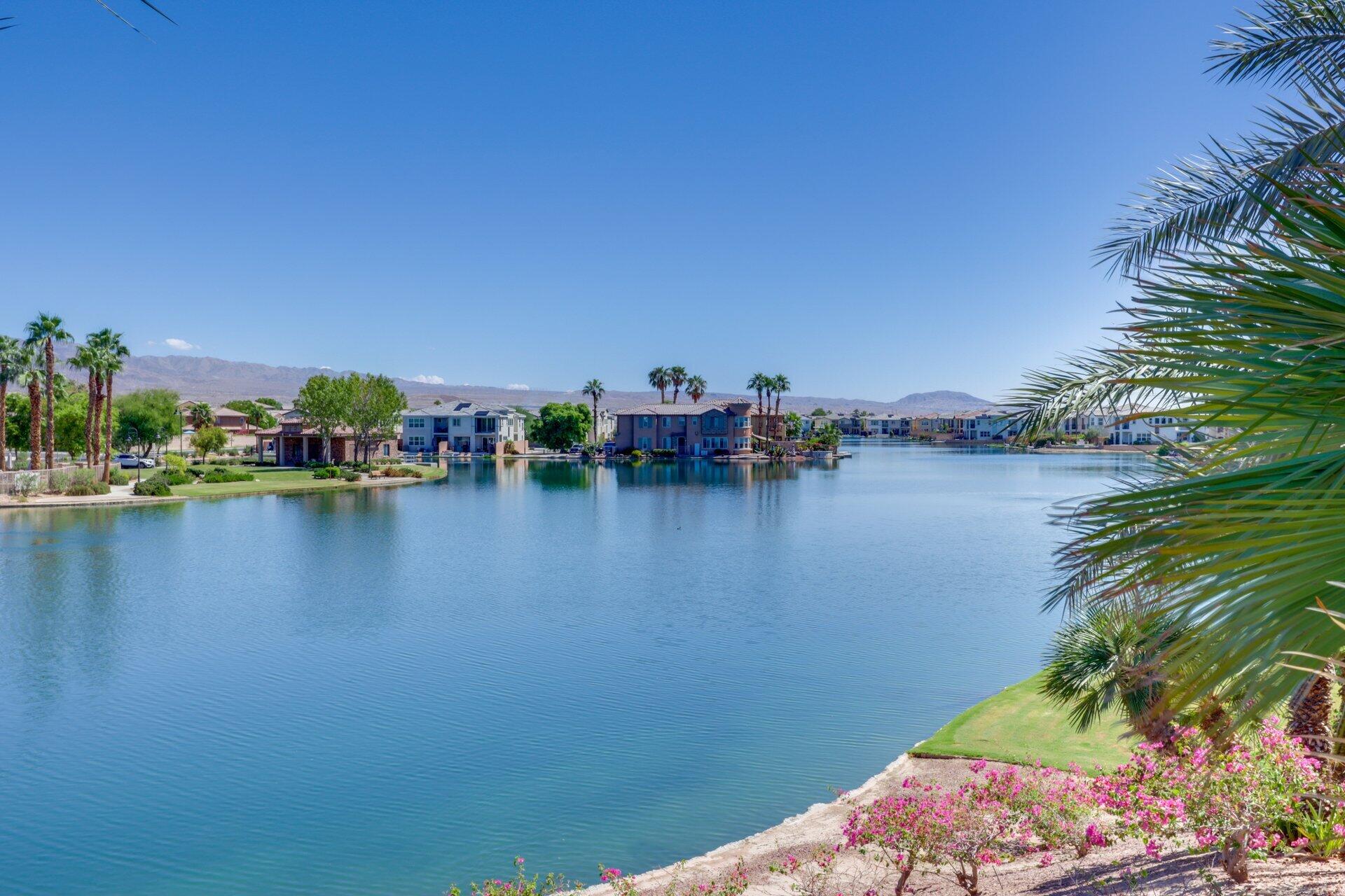 84644 Pavone Way Indio, CA 92203 - Photo 44 of 46 a view of a lake with houses