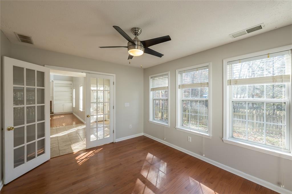 3789 Seattle Place Northwest Kennesaw, GA 30144 - Photo 21 of 40 a view of an empty room with a window