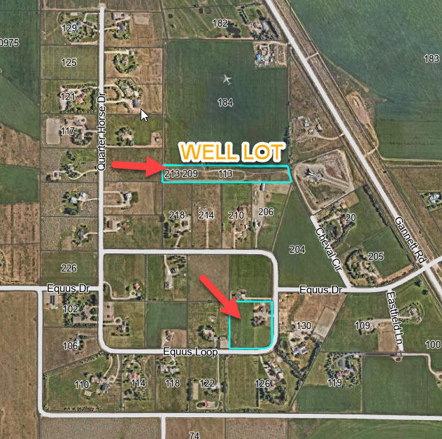 113 Equus Loop Blaine County, ID 83313 - Photo 89 of 99 GIS Aerial of 5.0 Acre Lot + Shared Well