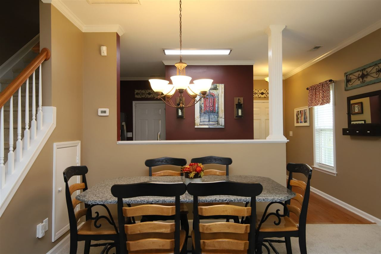 2101 Metacomet Way Raleigh, NC 27604 - Photo 9 of 29 view of dining room and kitchen