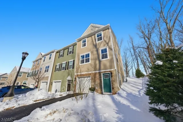 a view of a large white building