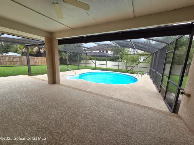 a view of an empty room