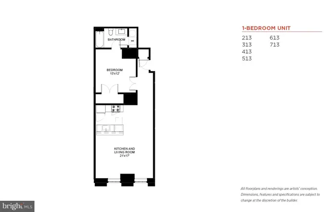 $1,100 | 103 South Gay Street, Unit 1BR, Baltimore, MD 21202