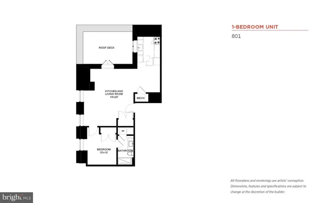 $1,100 | 103 South Gay Street, Unit 1BR, Baltimore, MD 21202
